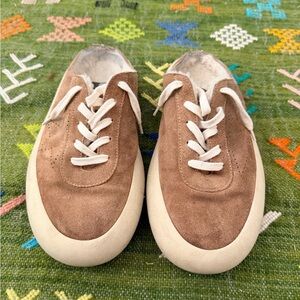 Golden Goose Brown Suede Space Star Sneakers
